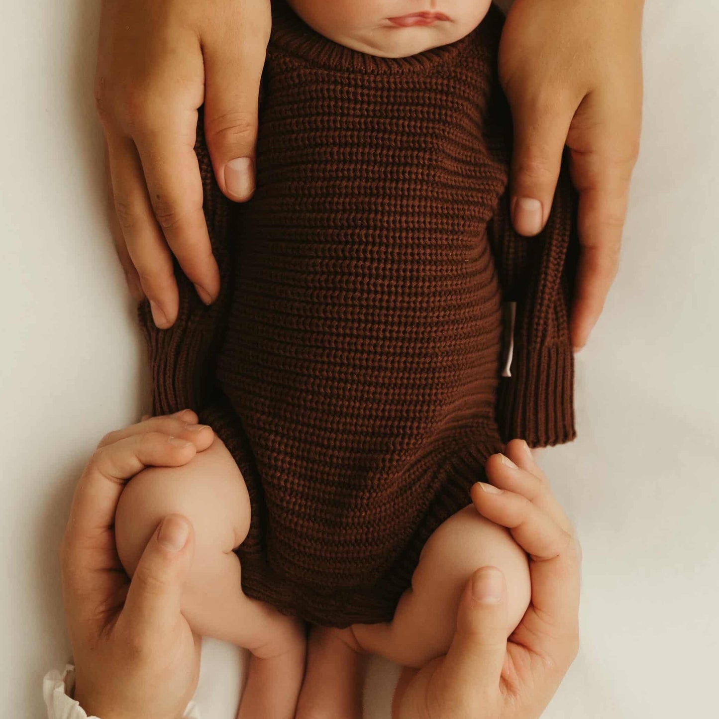 BABY ROMPER- MOCHA