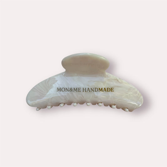 CLAW CLIP- IVORY PINK